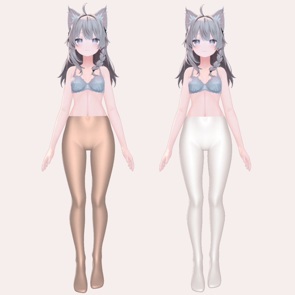 ✨セール中✨しなの タイツ用マテリアル5種+タイツの質感ノーマルマップ