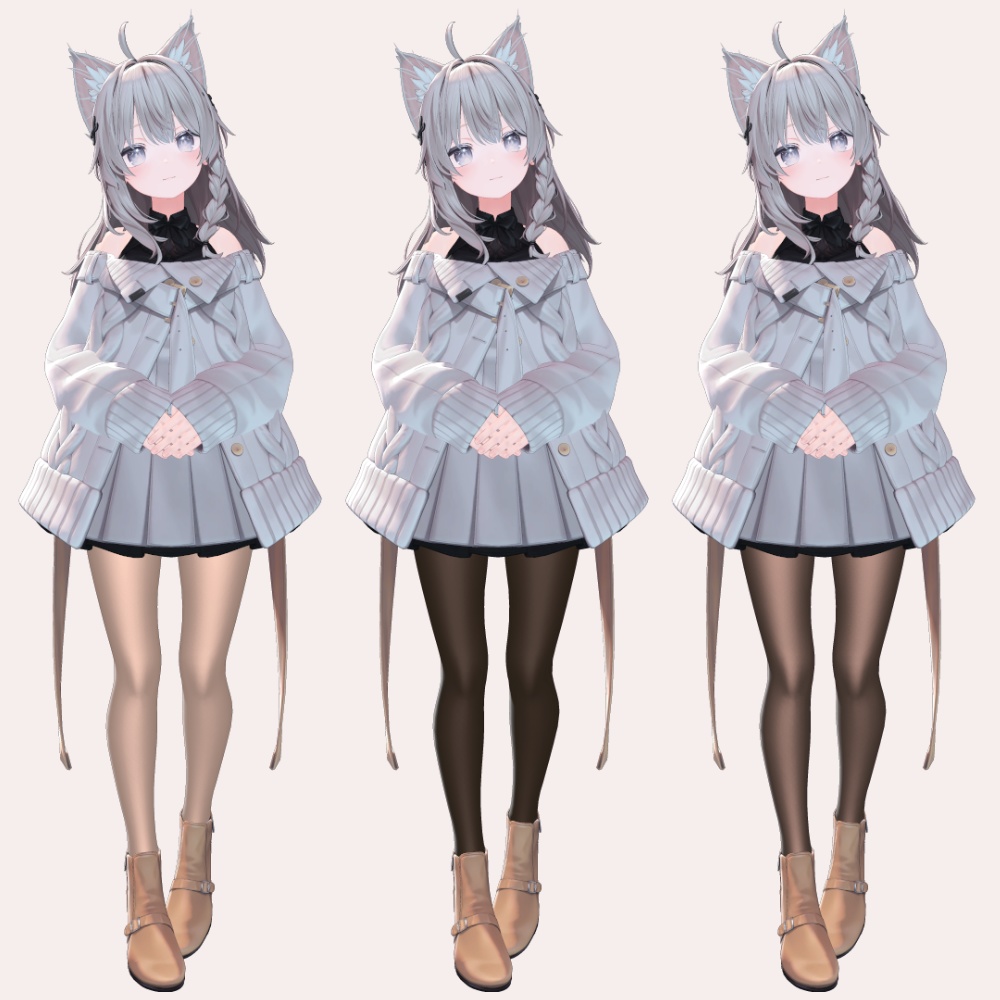 ✨セール中✨しなの タイツ用マテリアル5種+タイツの質感ノーマルマップ