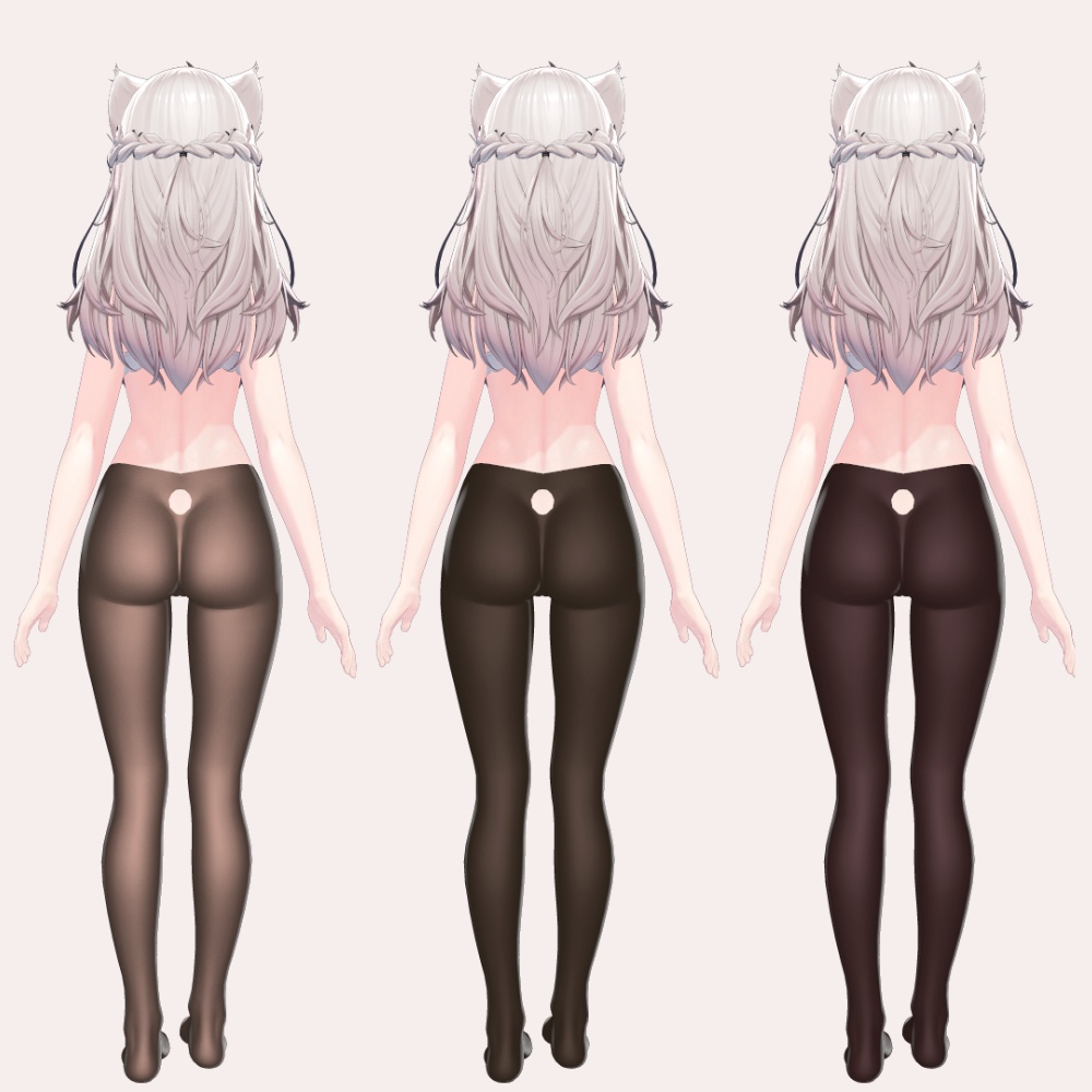 ✨セール中✨しなの タイツ用マテリアル5種+タイツの質感ノーマルマップ