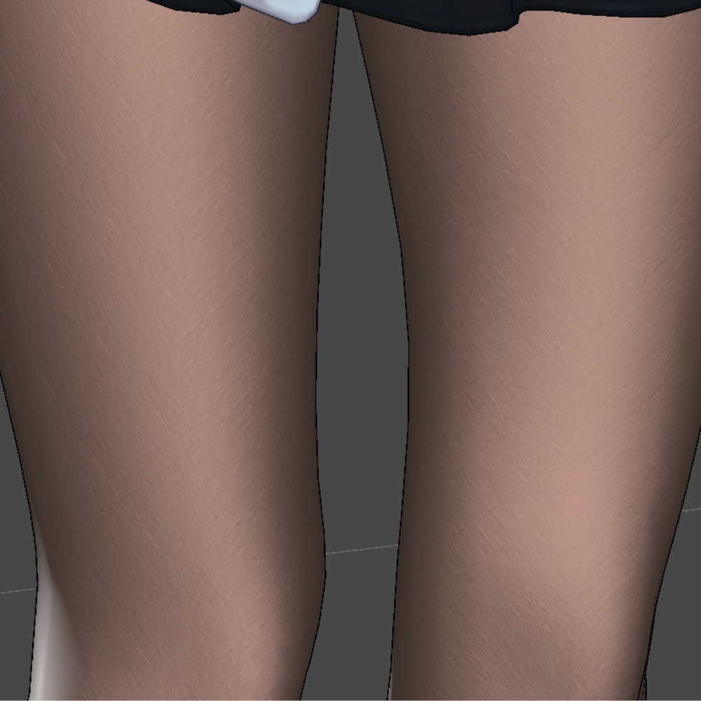 ✨セール中✨しなの タイツ用マテリアル5種+タイツの質感ノーマルマップ