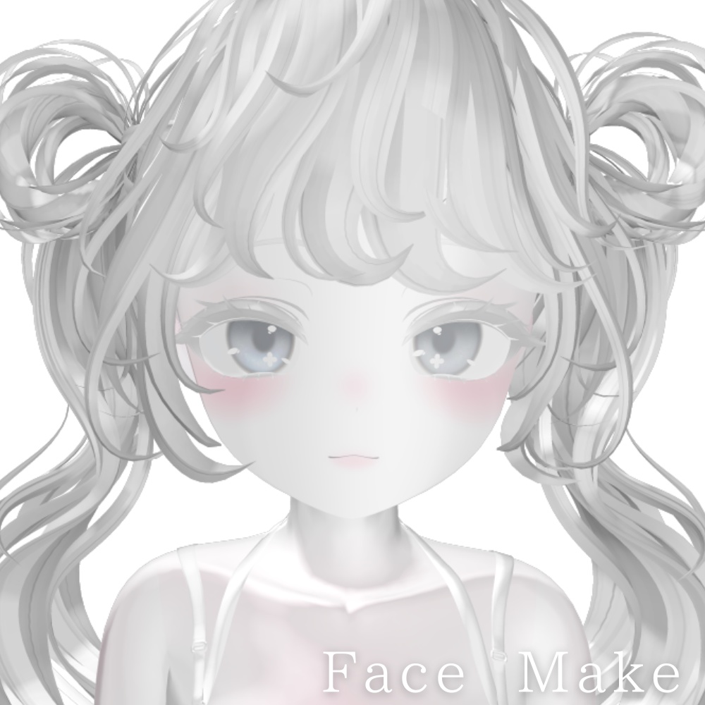 ✨セール中✨マヌカ 白改変用lilToonプリセット マテリアル設定+メイク