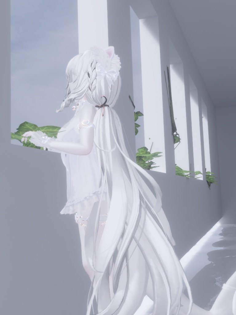 ルルネ 白改変用lilToonプリセット マテリアル設定+メイク