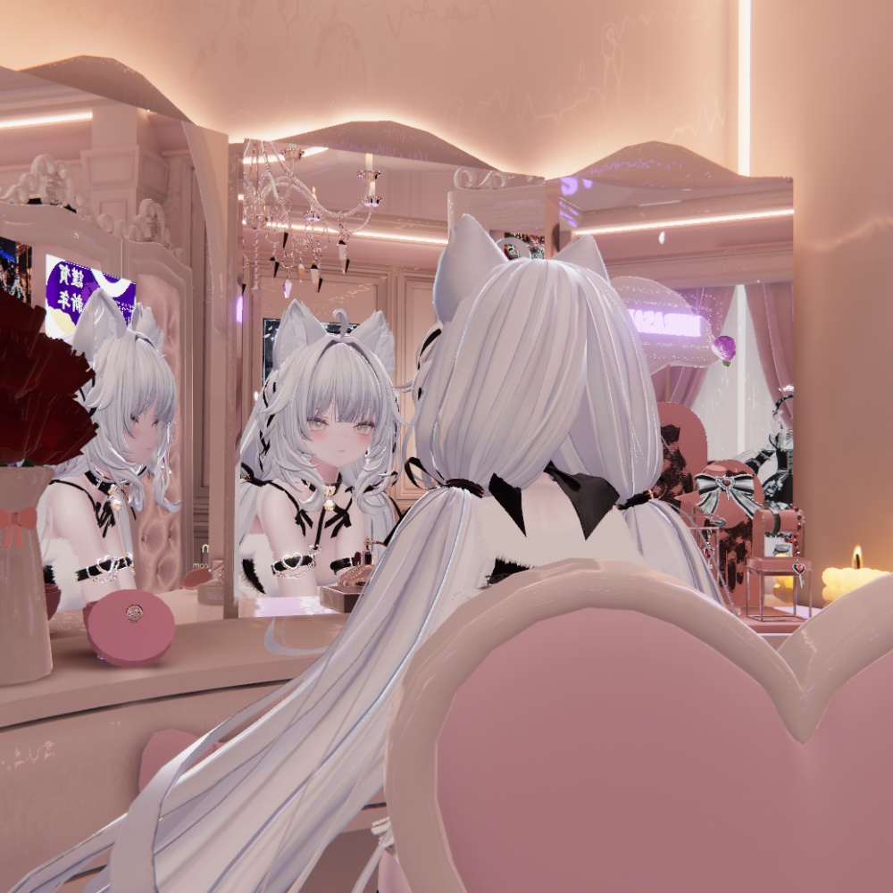 汎用 透明感のある きらツヤ肌 白肌 lilToonプリセット マテリアル設定