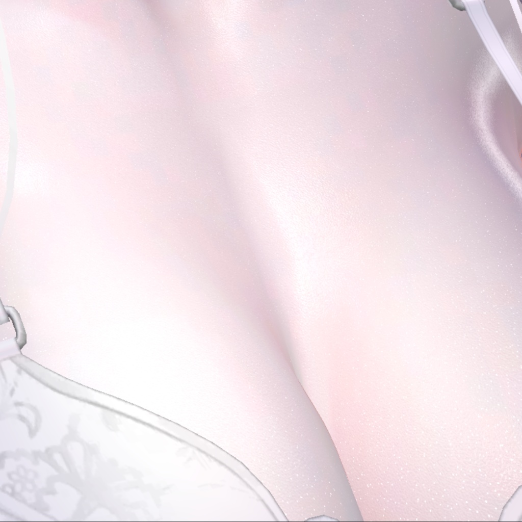 汎用 透明感のある きらツヤ肌 白肌 lilToonプリセット マテリアル設定