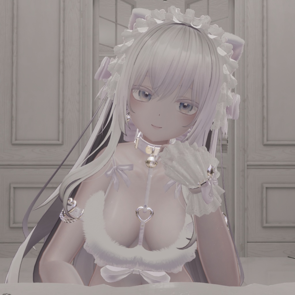 汎用 透明感のある きらツヤ肌 白肌 lilToonプリセット マテリアル設定