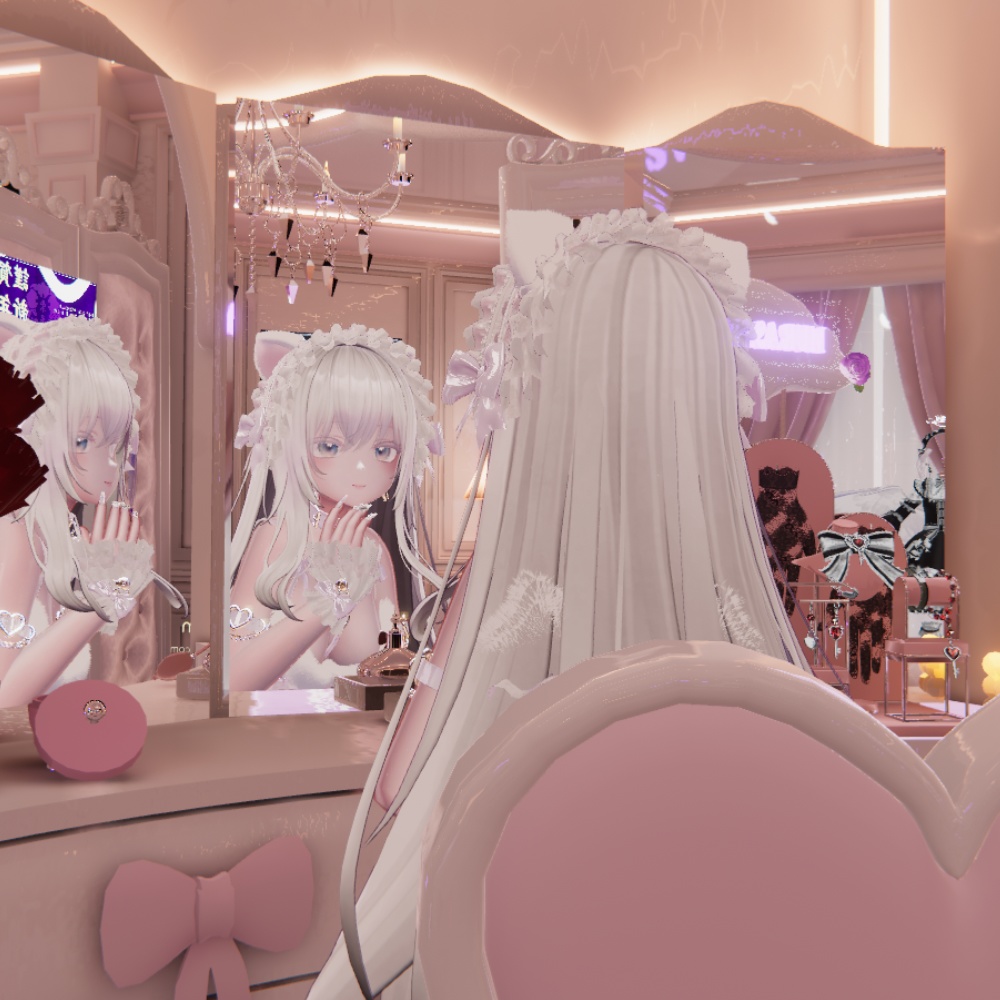 汎用 透明感のある きらツヤ肌 白肌 lilToonプリセット マテリアル設定