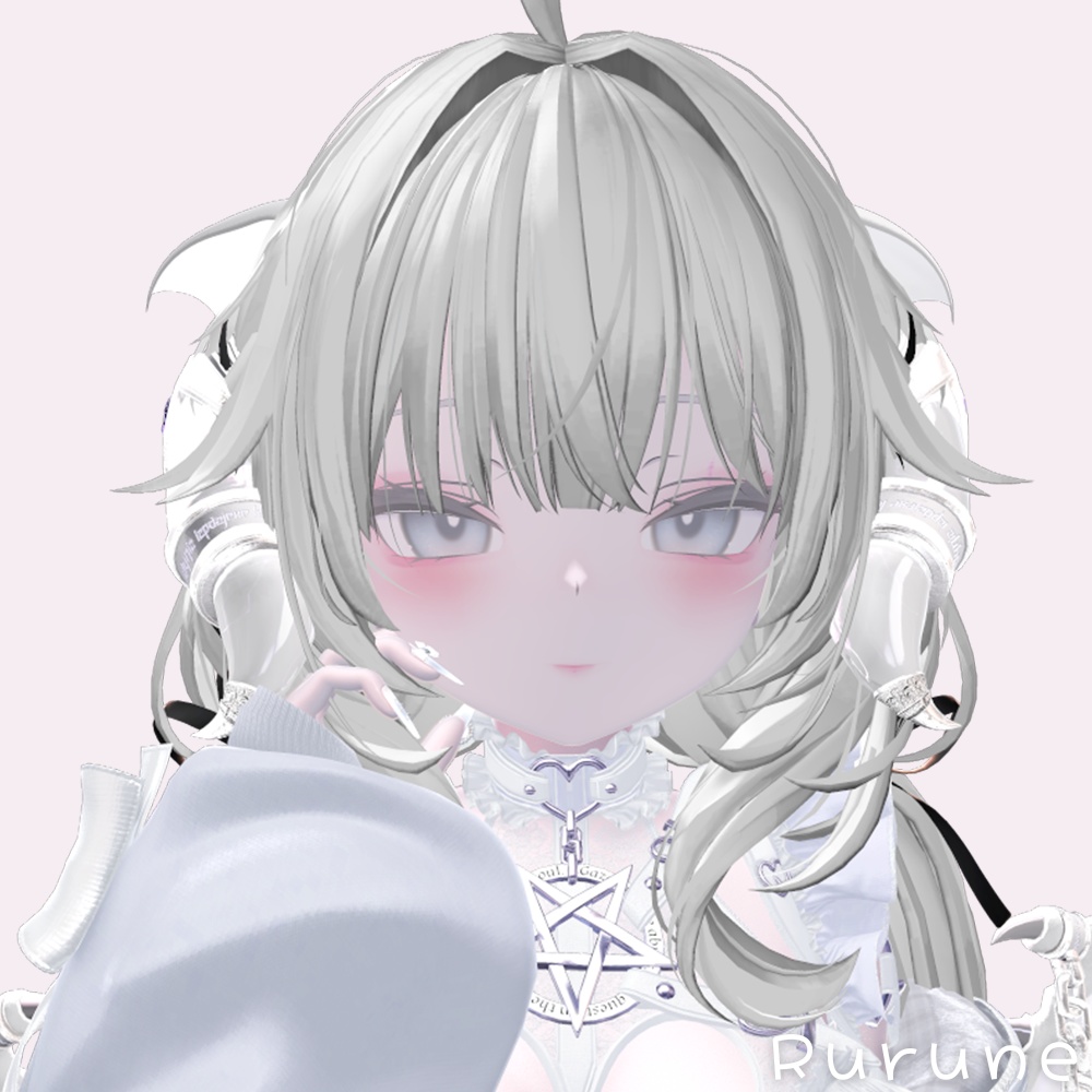 【無料】11アバター対応 鼻のハイライト