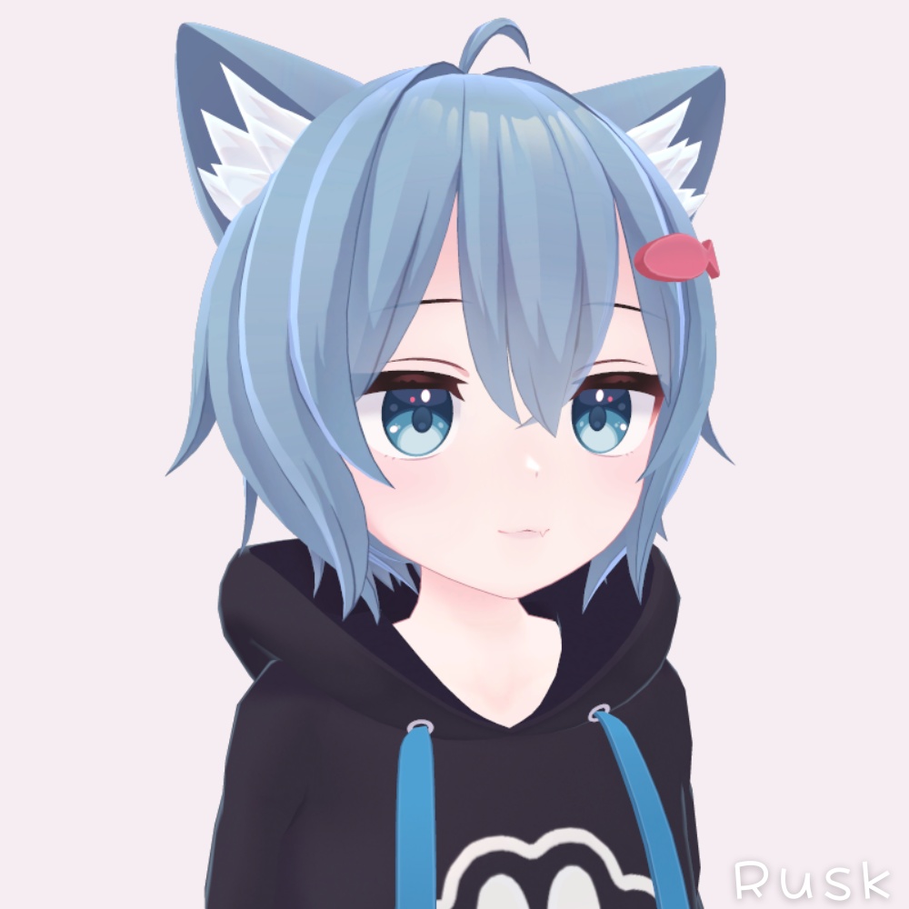 【無料】11アバター対応 鼻のハイライト