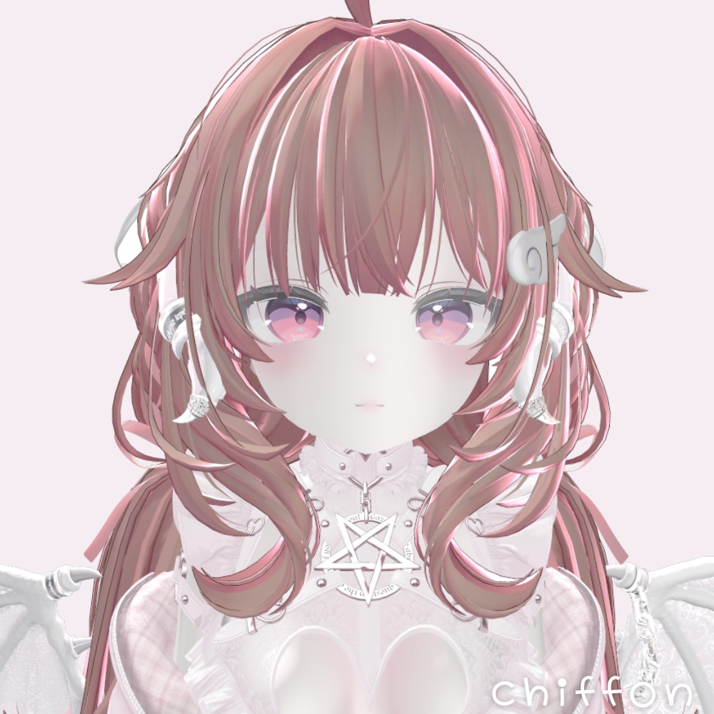 【無料】11アバター対応 鼻のハイライト