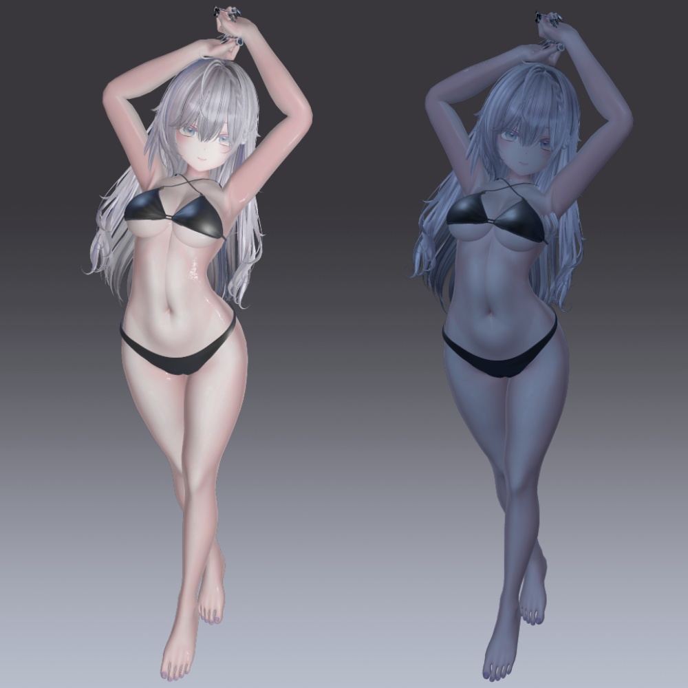 汎用 リアルグロウスキン lilToonプリセット マテリアル設定