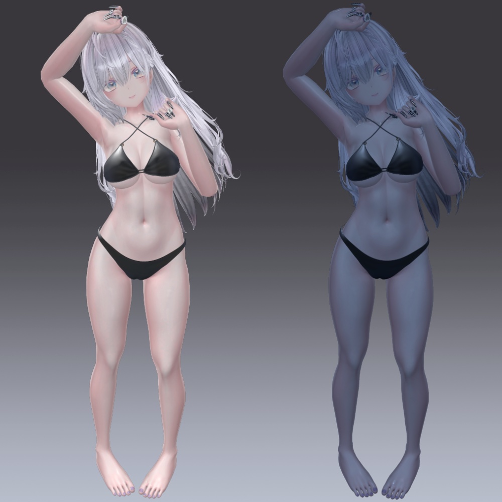 汎用 リアルグロウスキン lilToonプリセット マテリアル設定