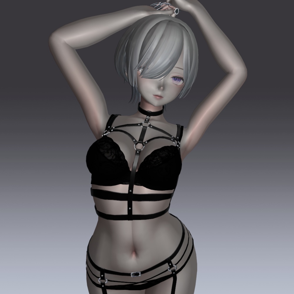 汎用 黒リム lilToonプリセット マテリアル設定