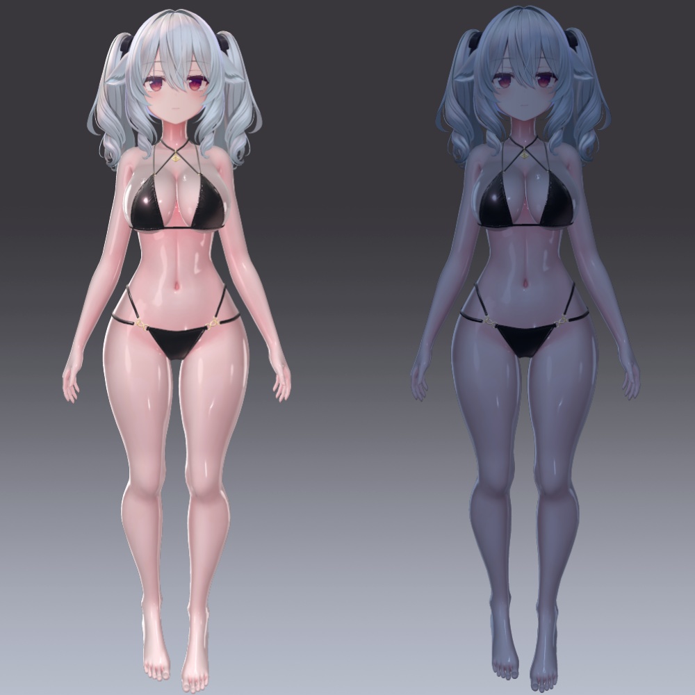 汎用 ぬるてか肌 lilToonプリセット マテリアル設定