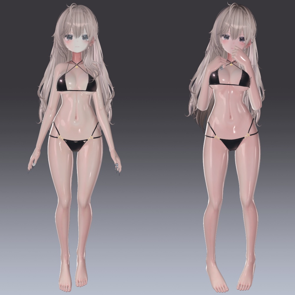 汎用 ぬるてか肌 lilToonプリセット マテリアル設定