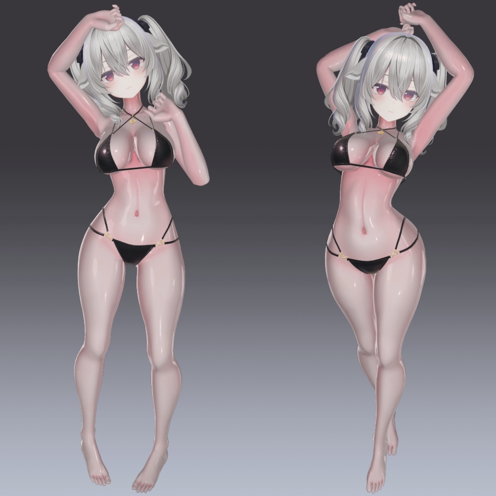 汎用 ぬるてか肌 lilToonプリセット マテリアル設定