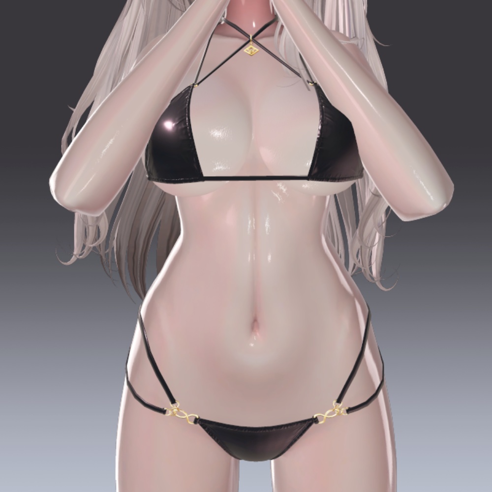 汎用 ぬるてか肌 lilToonプリセット マテリアル設定