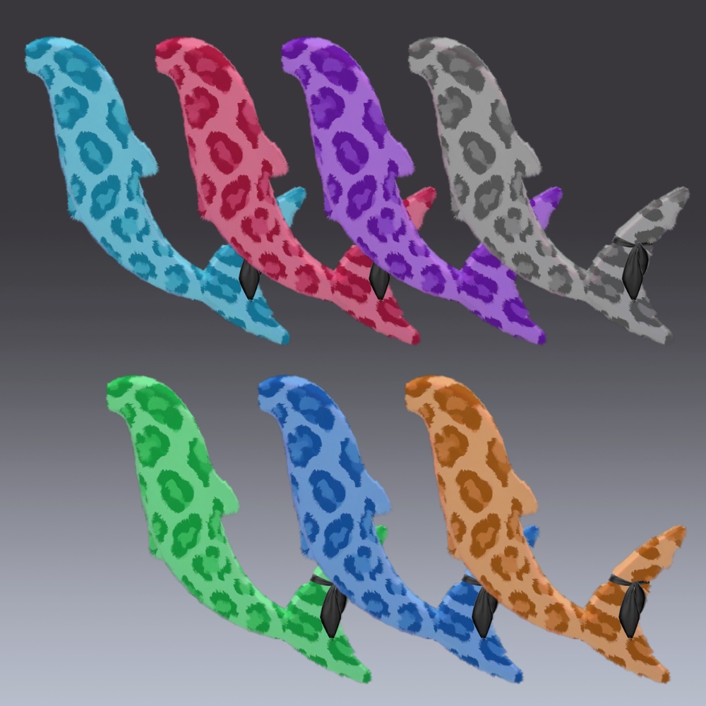 ルルネ もふもふなヒョウ柄しっぽ rurune Leopard Tail