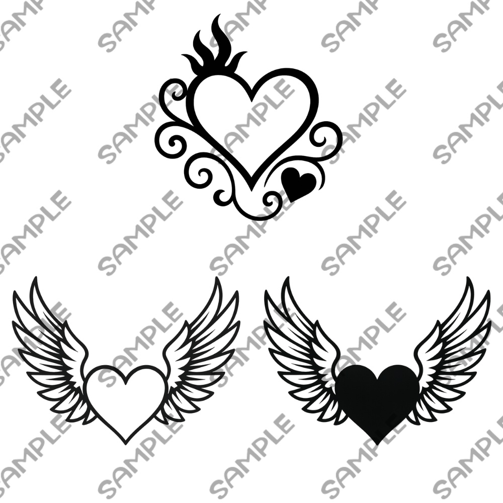 ハートのタトゥー 3点セット heart tattoo 缩略图 7