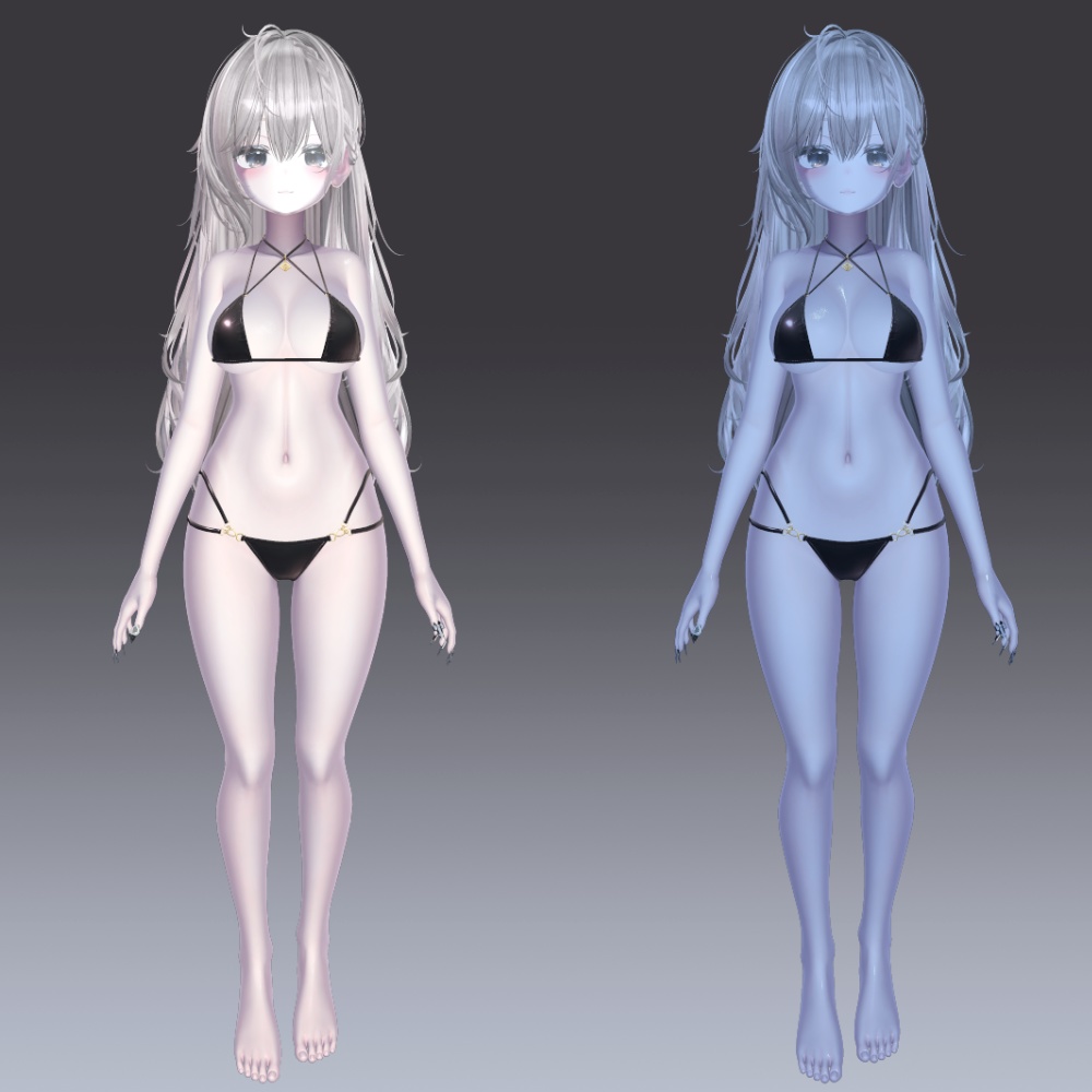 汎用 ペールグロウスキン lilToonプリセット マテリアル設定