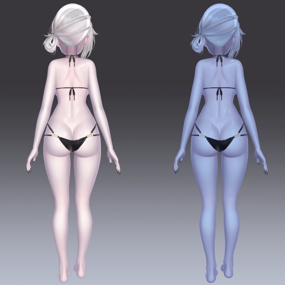 汎用 ペールグロウスキン lilToonプリセット マテリアル設定