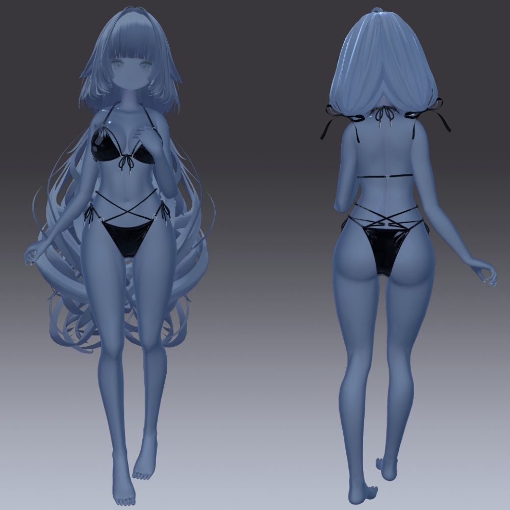 汎用 アイシーブルースキン lilToonプリセット マテリアル設定