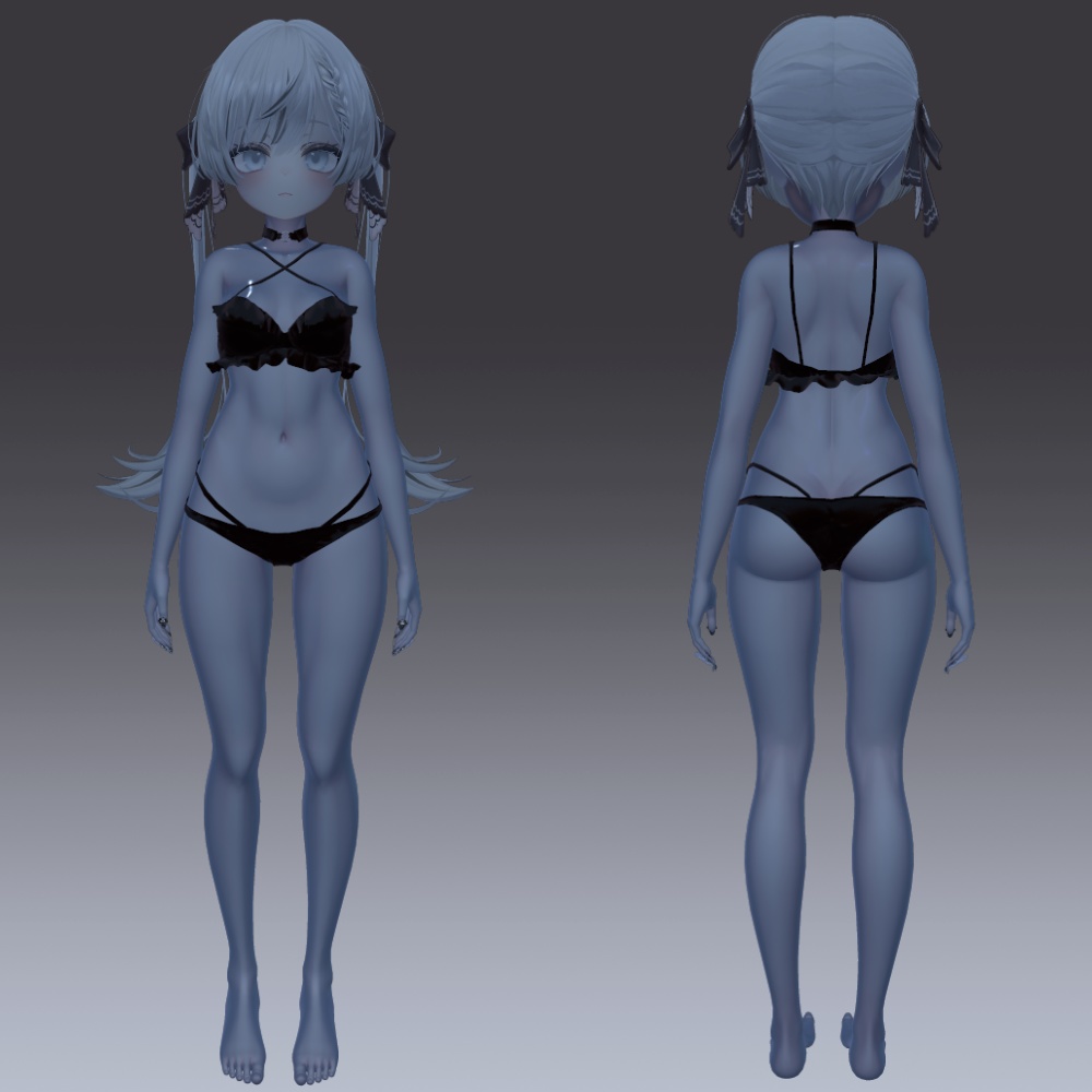 汎用 アイシーブルースキン lilToonプリセット マテリアル設定