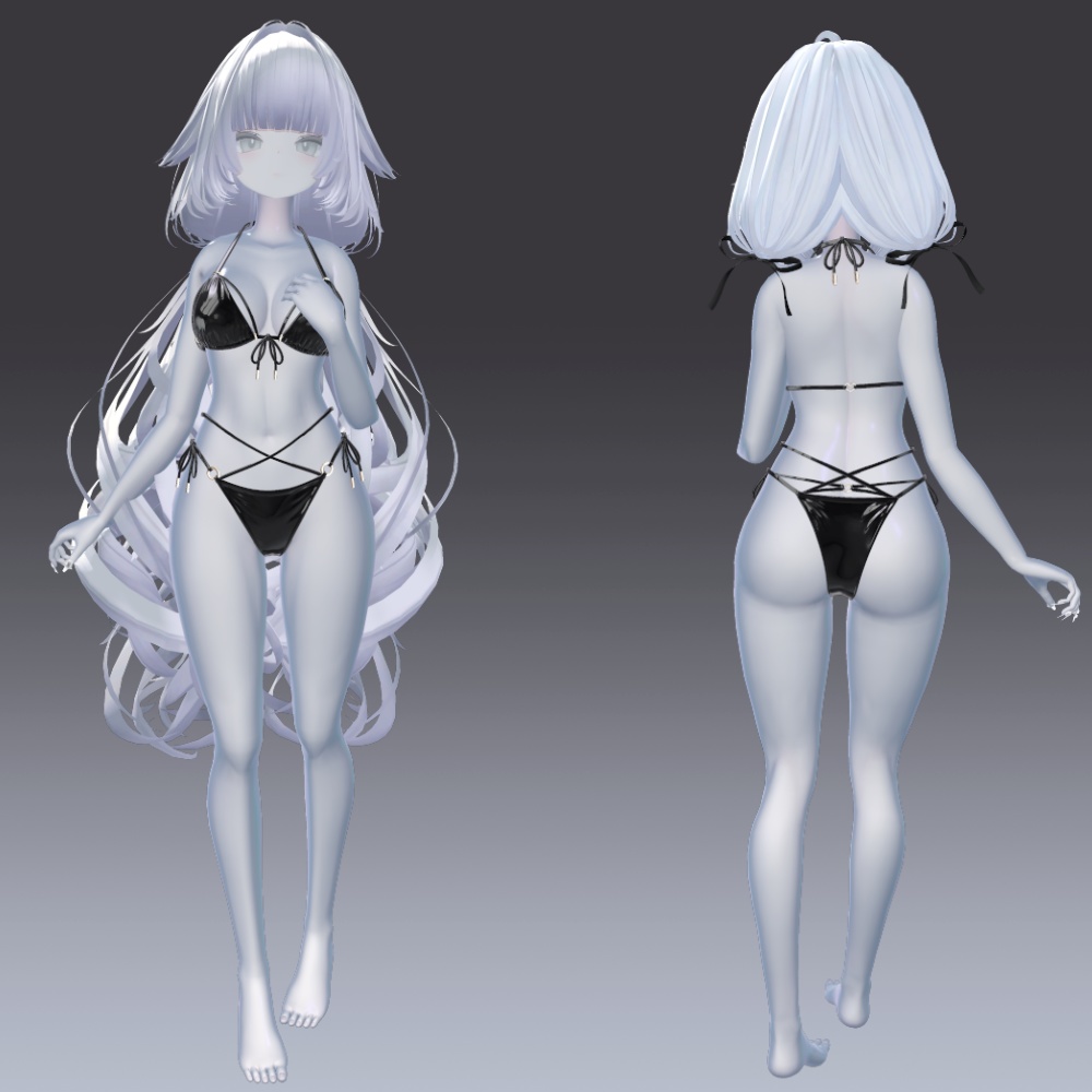 汎用 アイシーブルースキン lilToonプリセット マテリアル設定