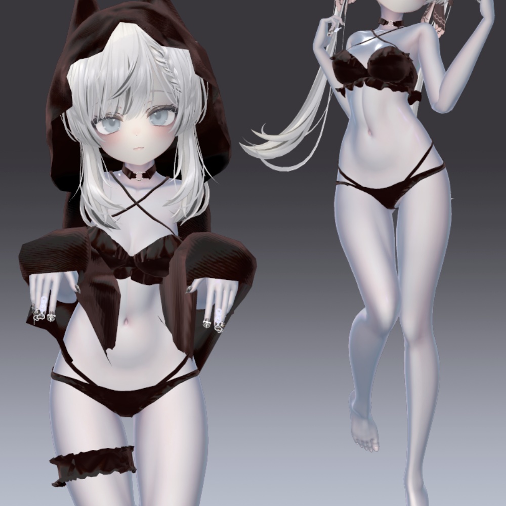 汎用 アイシーブルースキン lilToonプリセット マテリアル設定