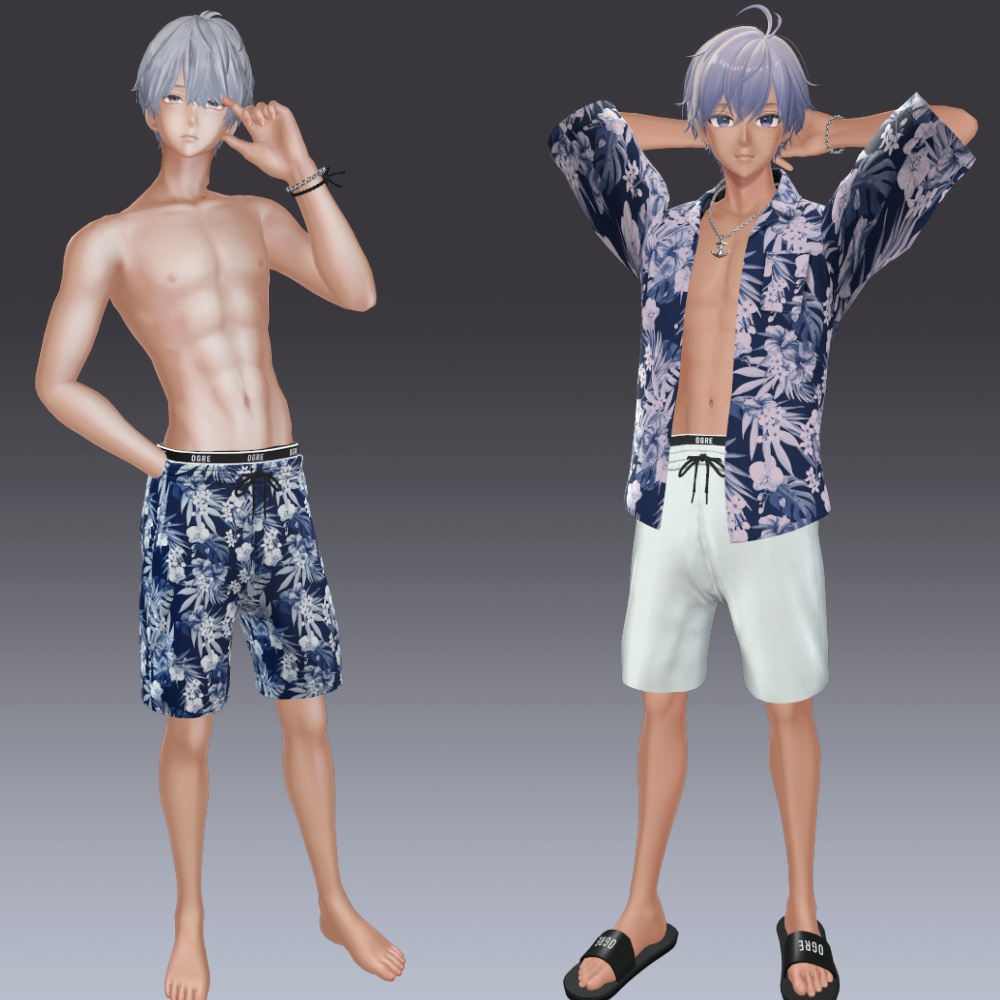 汎用 リアル褐色肌 lilToonプリセット マテリアル設定