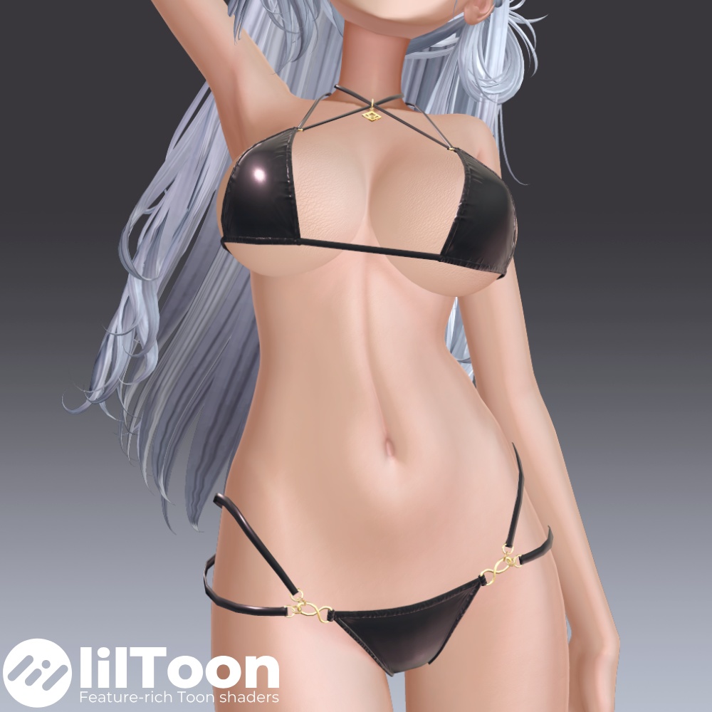 汎用 リアル褐色肌 lilToonプリセット マテリアル設定