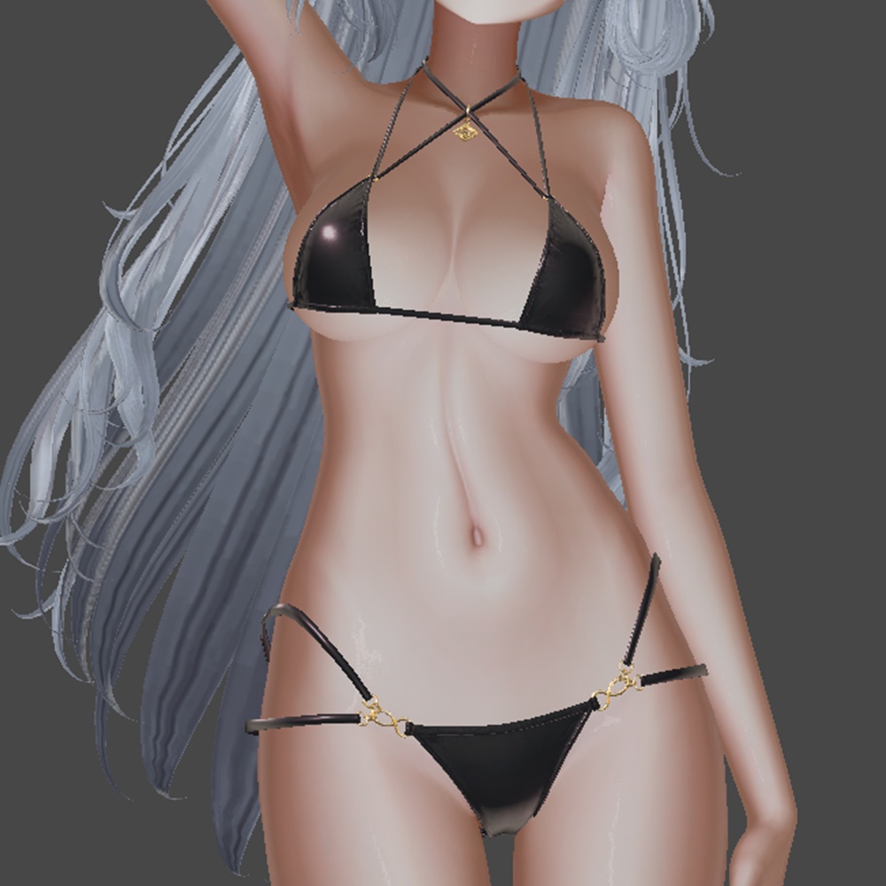 汎用 リアル褐色肌 lilToonプリセット マテリアル設定