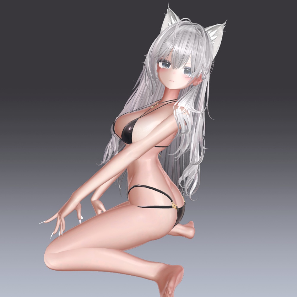 汎用 つやてか肌 lilToonプリセット マテリアル設定