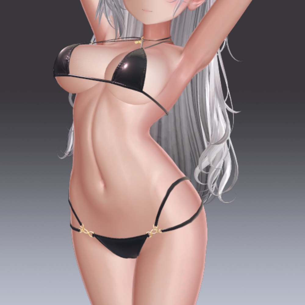 汎用 つやてか肌 lilToonプリセット マテリアル設定