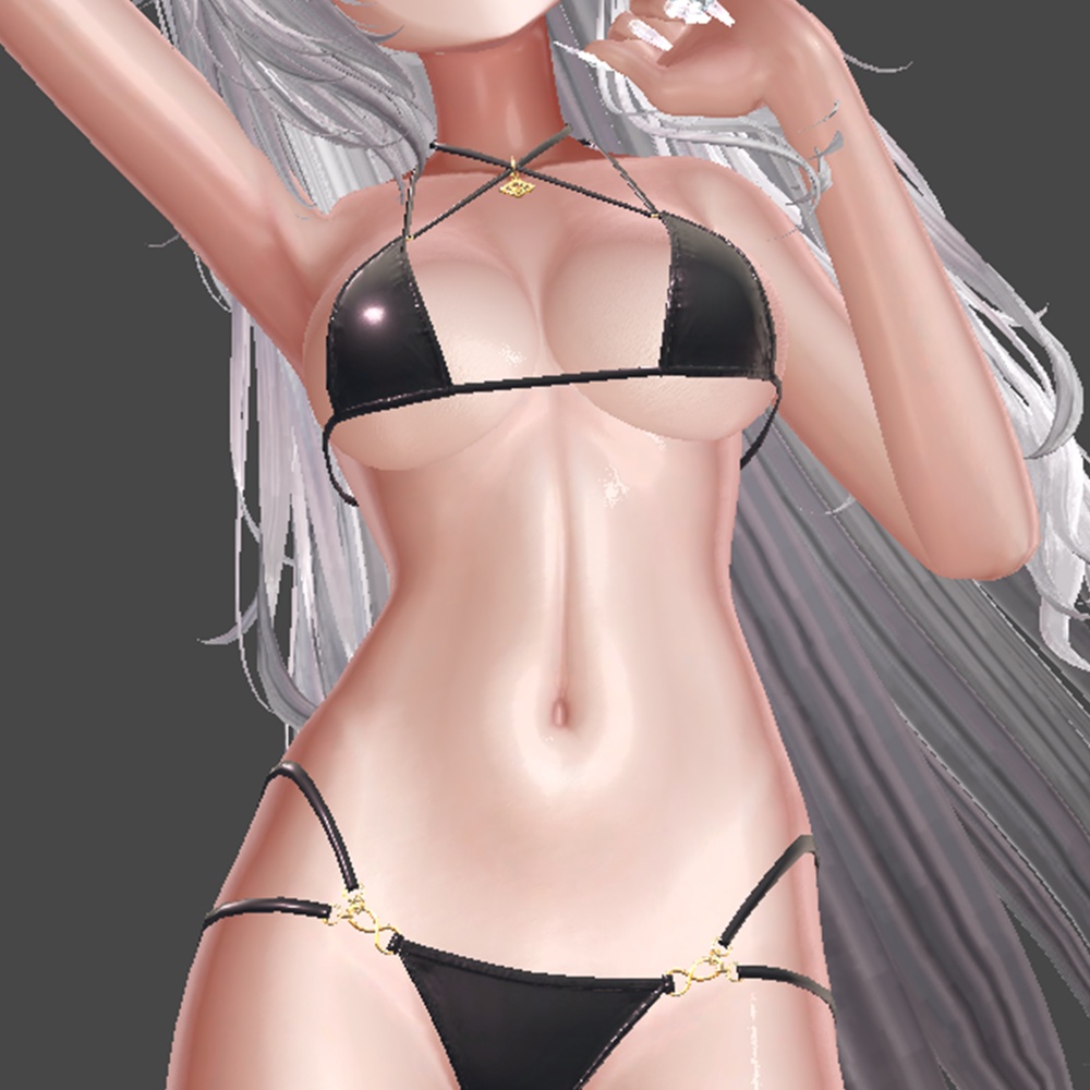 汎用 つやてか肌 lilToonプリセット マテリアル設定