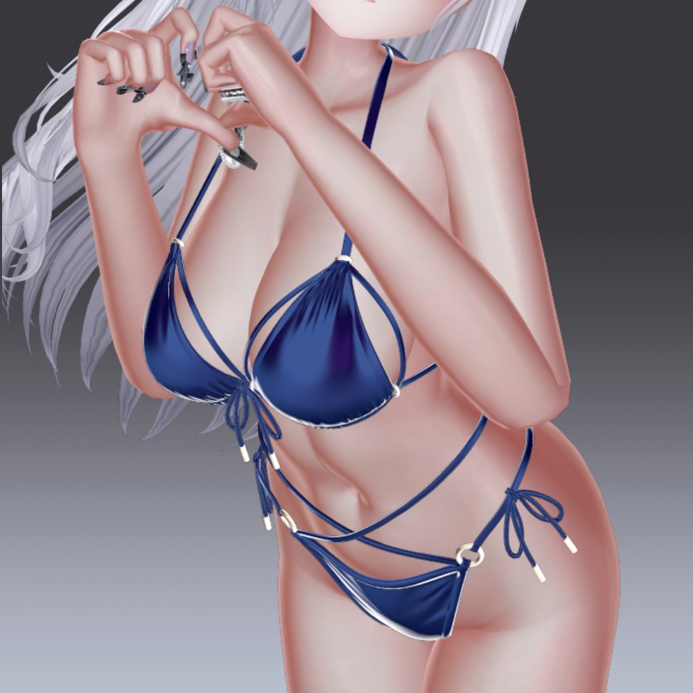 汎用 つやてか肌 lilToonプリセット マテリアル設定