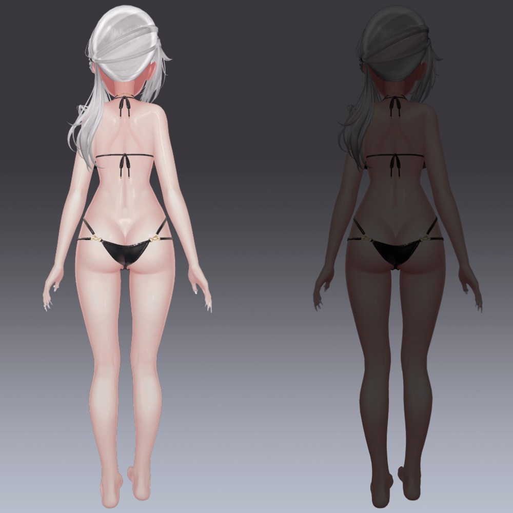 汎用 ナチュラルグロウスキン lilToonプリセット マテリアル設定