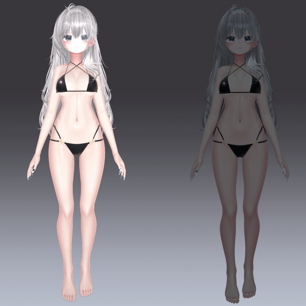 汎用 ナチュラルグロウスキン lilToonプリセット マテリアル設定