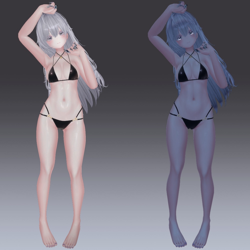 汎用 ナチュラルグロウスキン lilToonプリセット マテリアル設定