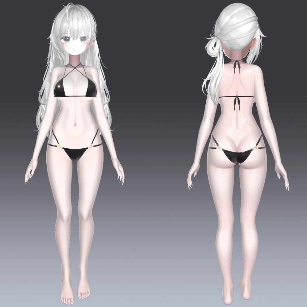 汎用 ホワイトグロウスキン lilToonプリセット マテリアル設定