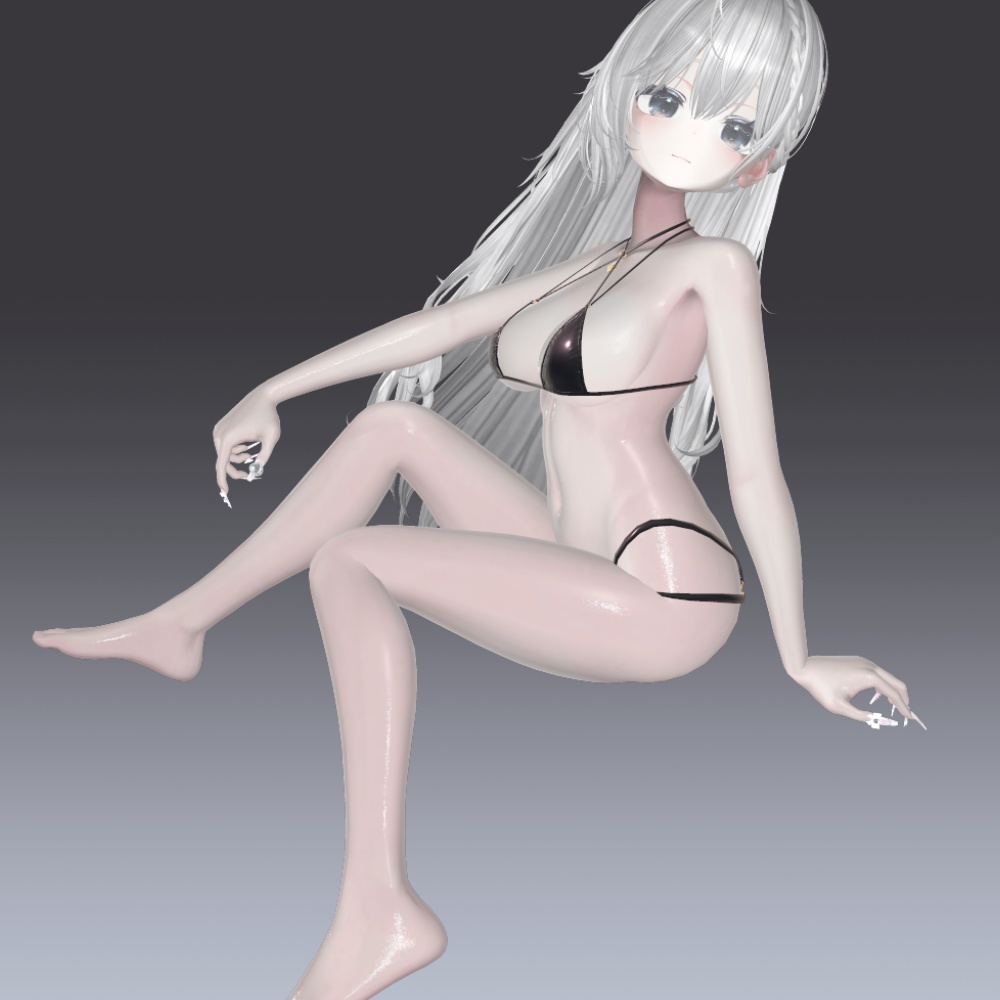 汎用 ホワイトグロウスキン lilToonプリセット マテリアル設定