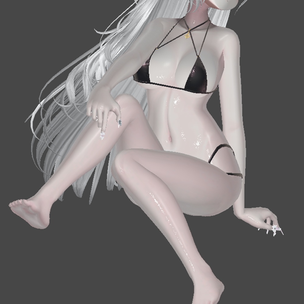 汎用 ホワイトグロウスキン lilToonプリセット マテリアル設定