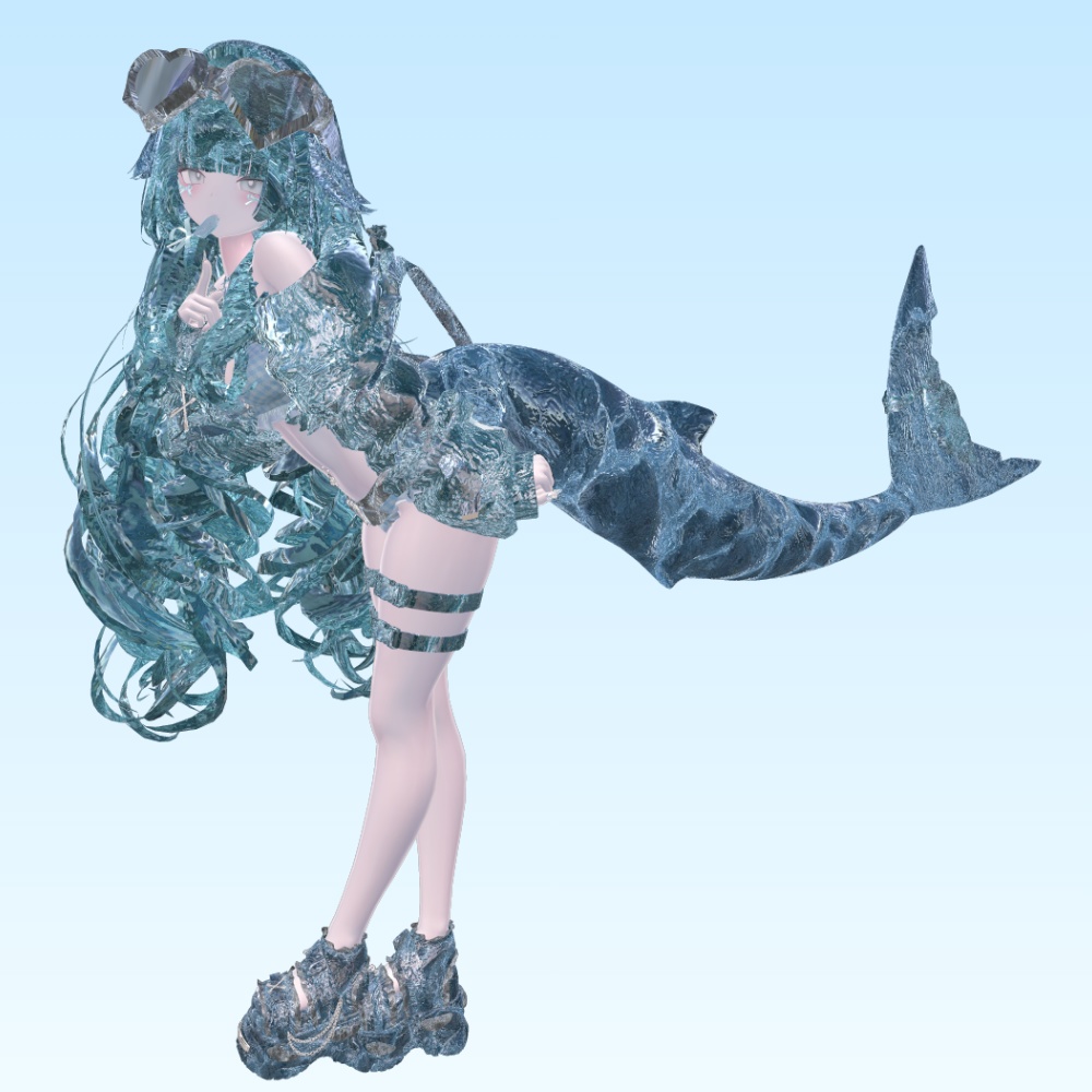 汎用 水と氷をイメージした アクア&フロスト マテリアルパック