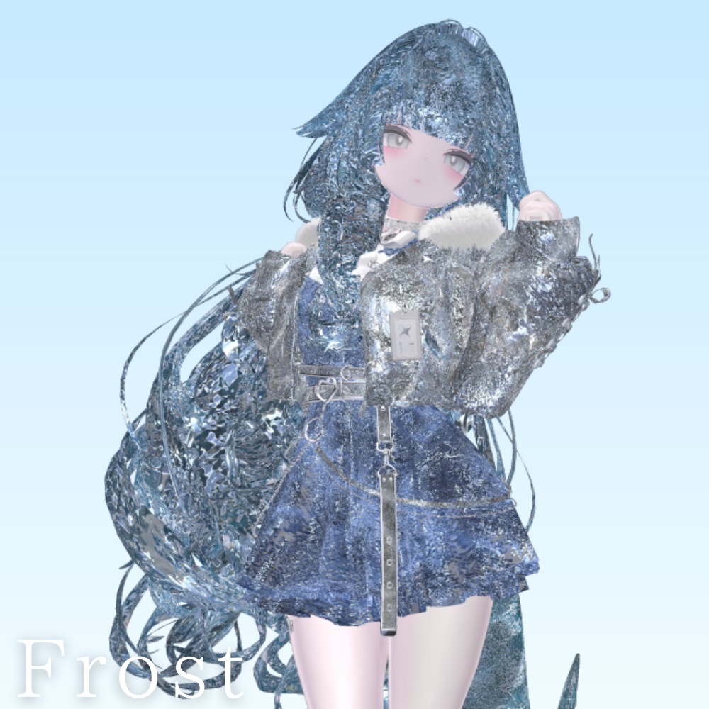 汎用 水と氷をイメージした アクア&フロスト マテリアルパック