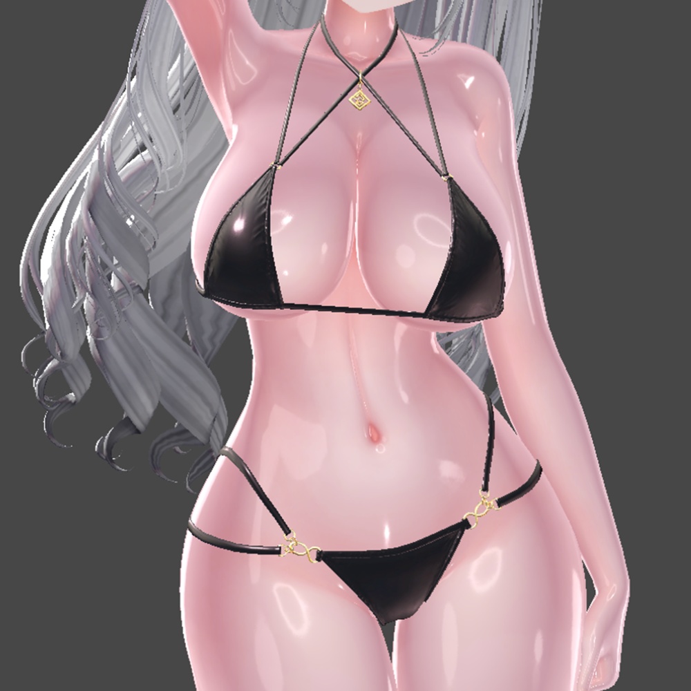 汎用 ぬるてか肌 リングライト lilToonプリセット マテリアル設定