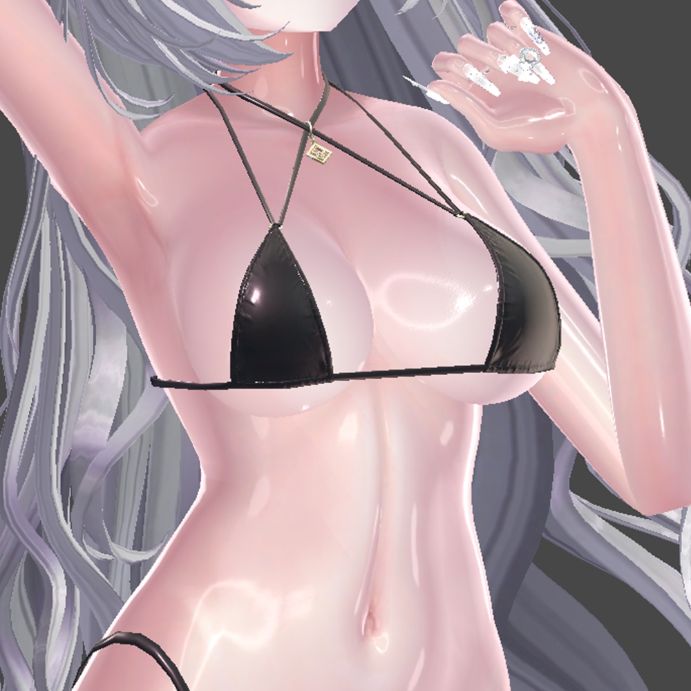 ✨発売記念セール中✨汎用 ぬるてか肌 リングライト lilToonプリセット マテリアル設定