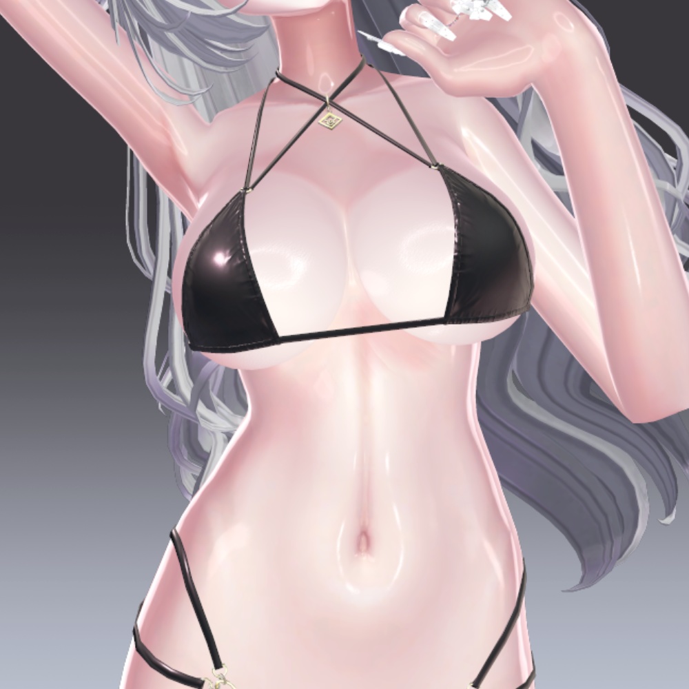 汎用 ぬるてか肌 リングライト lilToonプリセット マテリアル設定