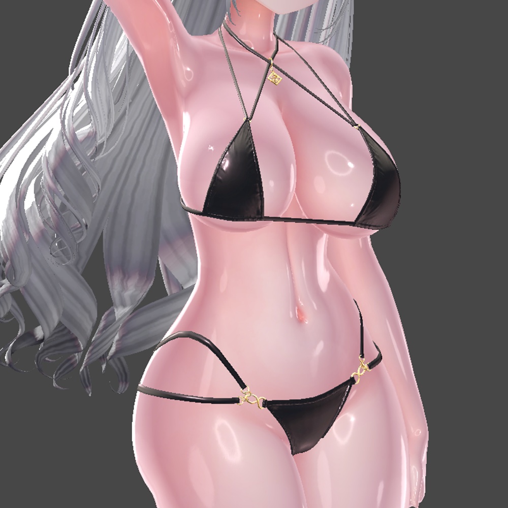 ✨発売記念セール中✨汎用 ぬるてか肌 リングライト lilToonプリセット マテリアル設定