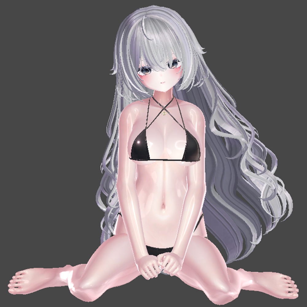 ✨発売記念セール中✨汎用 ぬるてか肌 リングライト lilToonプリセット マテリアル設定