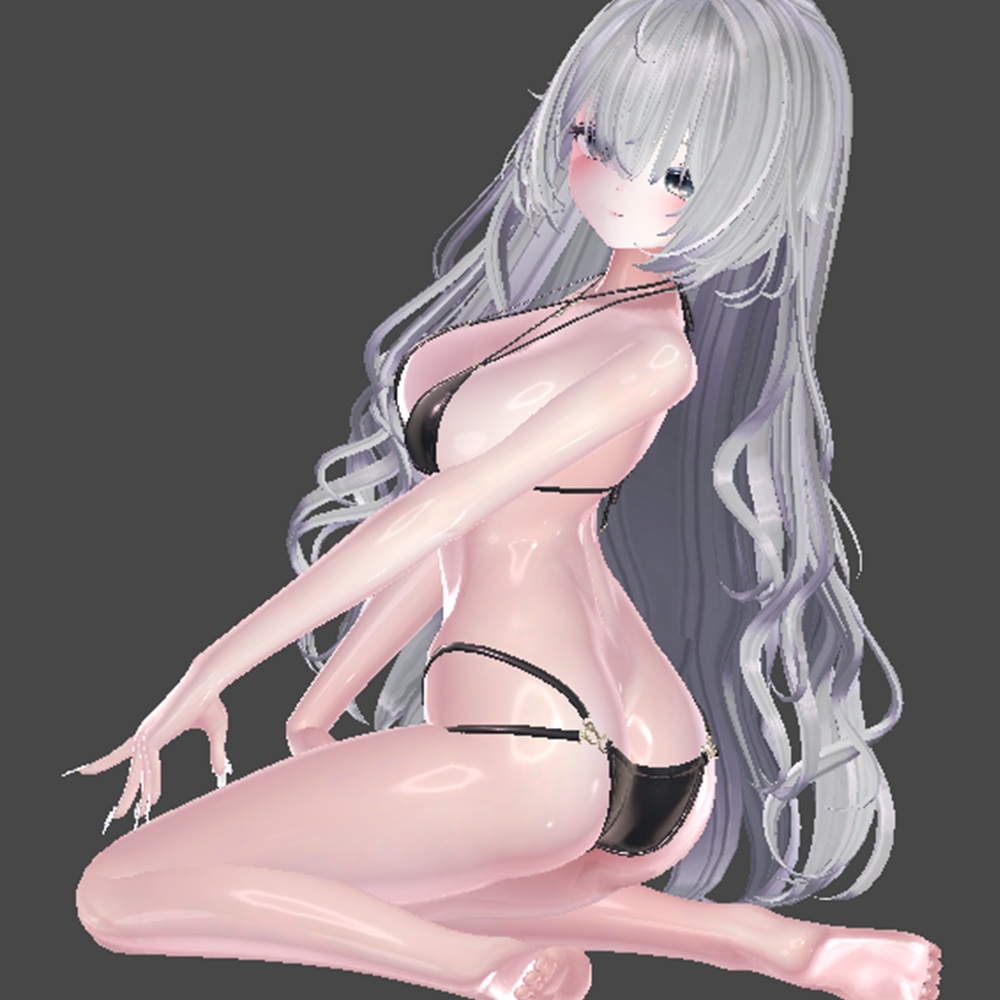 ✨発売記念セール中✨汎用 ぬるてか肌 リングライト lilToonプリセット マテリアル設定