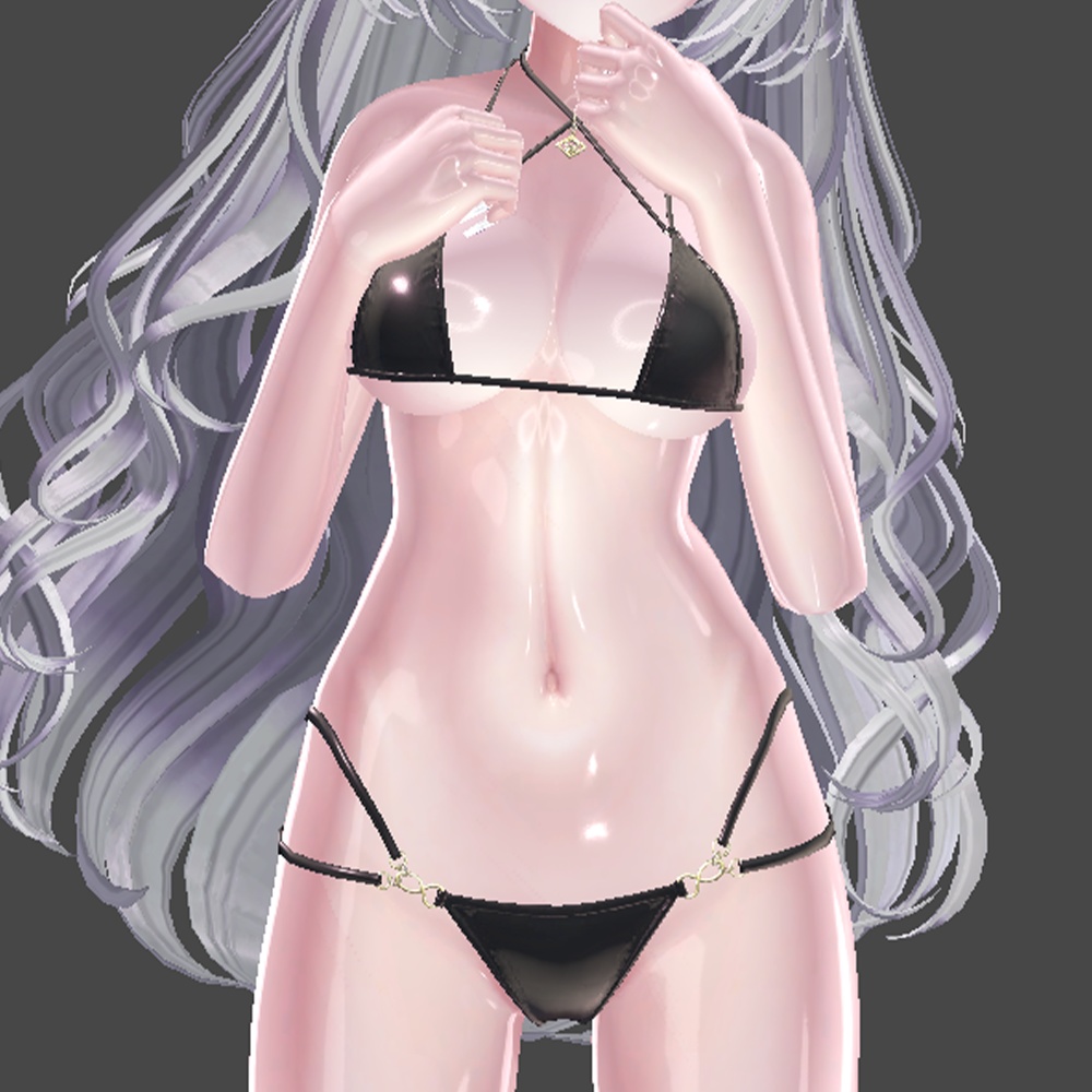 ✨発売記念セール中✨汎用 ぬるてか肌 リングライト lilToonプリセット マテリアル設定